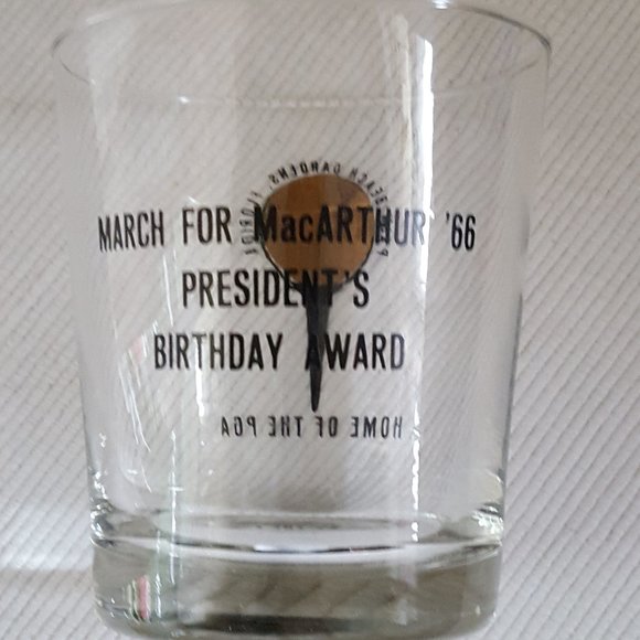 1966 PGA "March for MacArthur Presidents Birthday Award", 4, Highball glasses. - Picture 5 of 5
